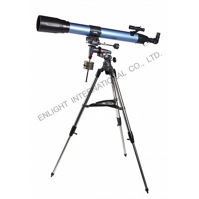 Astronomical Refractor Telescope, 90mm Aperture with Tripod and Finder Scope,Good Partner to Sky Observation