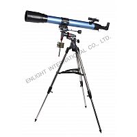 Astronomical Refractor Telescope, 90mm Aperture with Tripod and Finder Scope,Good Partner to Sky Observation